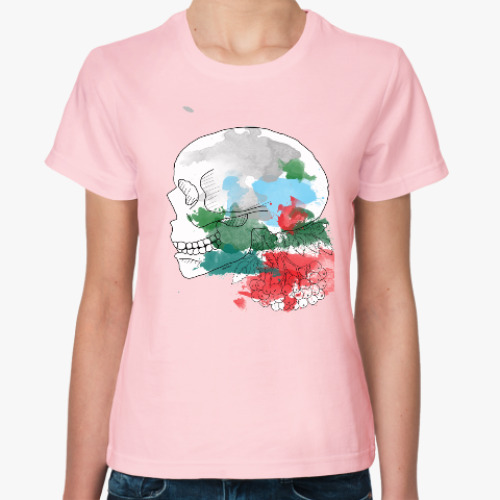 Женская футболка Ноябрьский череп