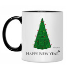 Кружка двухцветная