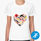 Женская спортивная футболка