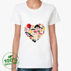 Женская футболка органик