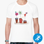 Мужская спортивная футболка