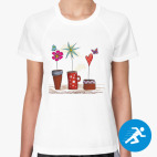 Женская спортивная футболка