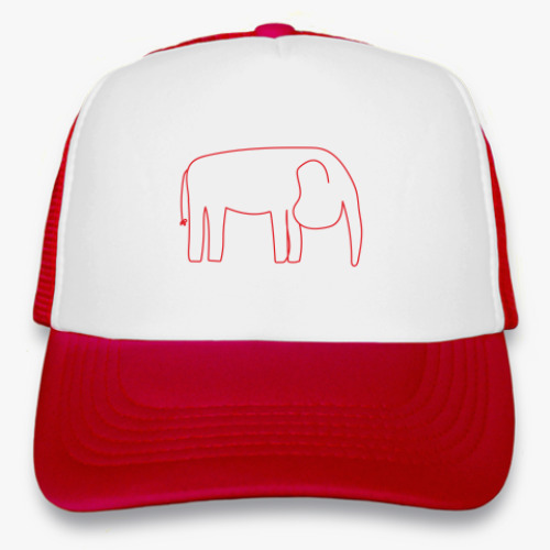 Кепка-тракер с принтом Слон