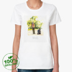 Женская футболка органик
