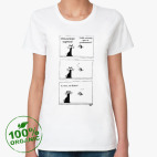 Женская футболка органик