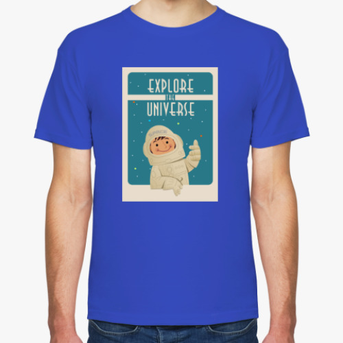 Футболка с принтом Explore the Universe