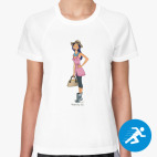 Женская спортивная футболка
