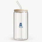 Банка с бамбуковой крышкой