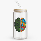 Банка с бамбуковой крышкой