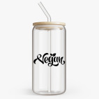 Банка с бамбуковой крышкой