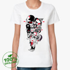 Женская футболка органик