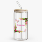 Банка с бамбуковой крышкой