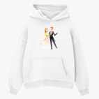 Толстовка худи оверсайз