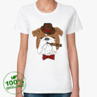 Женская футболка органик