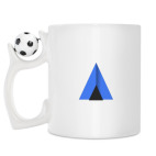 Кружка с футбольным мячиком