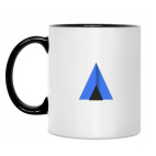 Кружка двухцветная