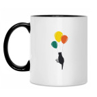 Кружка двухцветная