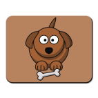 Коврик для мыши Собачка с косточкой