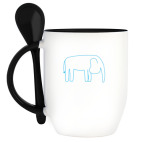 Кружка с ложкой