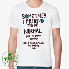 Мужская футболка органик