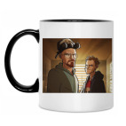 Кружка двухцветная