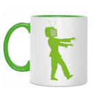 Двухцветная кружка Зомби ТВ