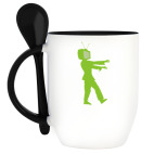 Кружка с ложкой