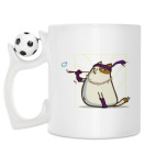 Кружка с футбольным мячиком