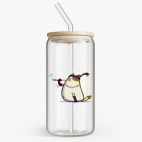 Банка с бамбуковой крышкой