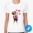 Женская спортивная футболка