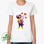 Женская футболка органик