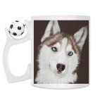 Кружка с футбольным мячиком