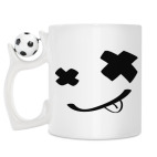 Кружка с футбольным мячиком
