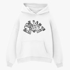 Толстовка худи оверсайз