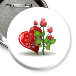 Сердце и розы