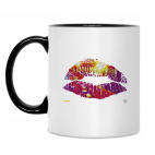 Кружка двухцветная