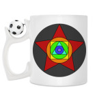 Кружка с футбольным мячиком