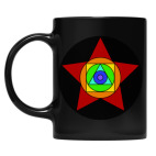 Кружка цветная UV-DTF