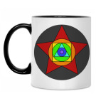 Кружка двухцветная