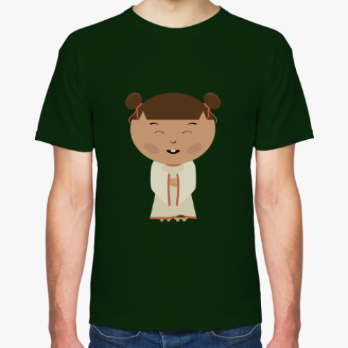 Футболка с принтом Японская девочка