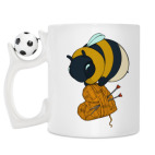 Кружка с футбольным мячиком