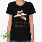 Женская футболка органик