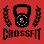 Кроссфит логотип с гирей