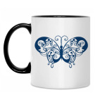 Кружка двухцветная