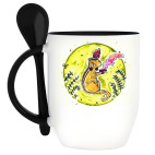 Кружка с ложкой