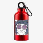 Металлическая бутылка 400 мл UV-DTF