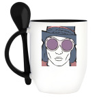 Кружка с ложкой