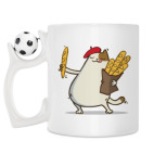 Кружка с футбольным мячиком