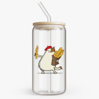 Банка с бамбуковой крышкой