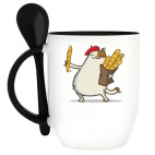 Кружка с ложкой